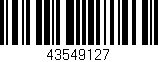 Código de barras (EAN, GTIN, SKU, ISBN): '43549127'