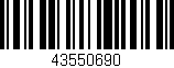 Código de barras (EAN, GTIN, SKU, ISBN): '43550690'