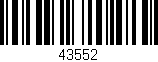 Código de barras (EAN, GTIN, SKU, ISBN): '43552'