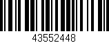 Código de barras (EAN, GTIN, SKU, ISBN): '43552448'