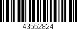 Código de barras (EAN, GTIN, SKU, ISBN): '43552824'
