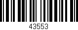 Código de barras (EAN, GTIN, SKU, ISBN): '43553'