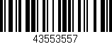 Código de barras (EAN, GTIN, SKU, ISBN): '43553557'