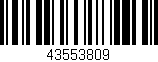 Código de barras (EAN, GTIN, SKU, ISBN): '43553809'