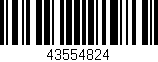 Código de barras (EAN, GTIN, SKU, ISBN): '43554824'
