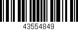 Código de barras (EAN, GTIN, SKU, ISBN): '43554849'