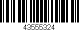 Código de barras (EAN, GTIN, SKU, ISBN): '43555324'