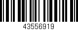 Código de barras (EAN, GTIN, SKU, ISBN): '43556919'