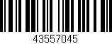 Código de barras (EAN, GTIN, SKU, ISBN): '43557045'