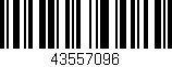 Código de barras (EAN, GTIN, SKU, ISBN): '43557096'
