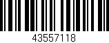 Código de barras (EAN, GTIN, SKU, ISBN): '43557118'