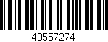 Código de barras (EAN, GTIN, SKU, ISBN): '43557274'