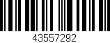 Código de barras (EAN, GTIN, SKU, ISBN): '43557292'