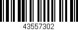Código de barras (EAN, GTIN, SKU, ISBN): '43557302'