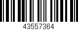 Código de barras (EAN, GTIN, SKU, ISBN): '43557364'