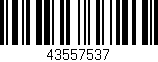 Código de barras (EAN, GTIN, SKU, ISBN): '43557537'