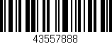 Código de barras (EAN, GTIN, SKU, ISBN): '43557888'