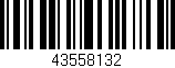 Código de barras (EAN, GTIN, SKU, ISBN): '43558132'