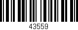 Código de barras (EAN, GTIN, SKU, ISBN): '43559'