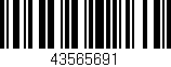 Código de barras (EAN, GTIN, SKU, ISBN): '43565691'