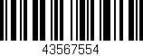Código de barras (EAN, GTIN, SKU, ISBN): '43567554'