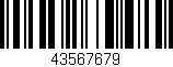 Código de barras (EAN, GTIN, SKU, ISBN): '43567679'