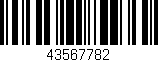 Código de barras (EAN, GTIN, SKU, ISBN): '43567782'