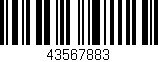 Código de barras (EAN, GTIN, SKU, ISBN): '43567883'
