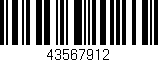 Código de barras (EAN, GTIN, SKU, ISBN): '43567912'