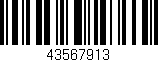 Código de barras (EAN, GTIN, SKU, ISBN): '43567913'