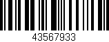 Código de barras (EAN, GTIN, SKU, ISBN): '43567933'