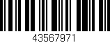 Código de barras (EAN, GTIN, SKU, ISBN): '43567971'