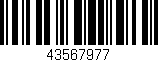 Código de barras (EAN, GTIN, SKU, ISBN): '43567977'