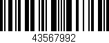 Código de barras (EAN, GTIN, SKU, ISBN): '43567992'