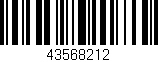 Código de barras (EAN, GTIN, SKU, ISBN): '43568212'
