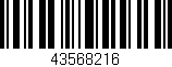 Código de barras (EAN, GTIN, SKU, ISBN): '43568216'