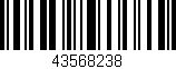 Código de barras (EAN, GTIN, SKU, ISBN): '43568238'