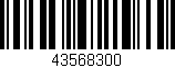 Código de barras (EAN, GTIN, SKU, ISBN): '43568300'