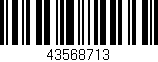 Código de barras (EAN, GTIN, SKU, ISBN): '43568713'