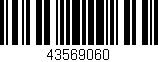 Código de barras (EAN, GTIN, SKU, ISBN): '43569060'