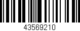 Código de barras (EAN, GTIN, SKU, ISBN): '43569210'