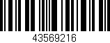 Código de barras (EAN, GTIN, SKU, ISBN): '43569216'