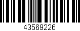 Código de barras (EAN, GTIN, SKU, ISBN): '43569226'