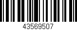 Código de barras (EAN, GTIN, SKU, ISBN): '43569507'