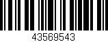Código de barras (EAN, GTIN, SKU, ISBN): '43569543'