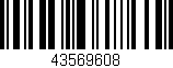 Código de barras (EAN, GTIN, SKU, ISBN): '43569608'
