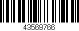Código de barras (EAN, GTIN, SKU, ISBN): '43569766'
