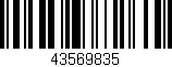 Código de barras (EAN, GTIN, SKU, ISBN): '43569835'