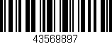 Código de barras (EAN, GTIN, SKU, ISBN): '43569897'
