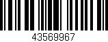 Código de barras (EAN, GTIN, SKU, ISBN): '43569967'
